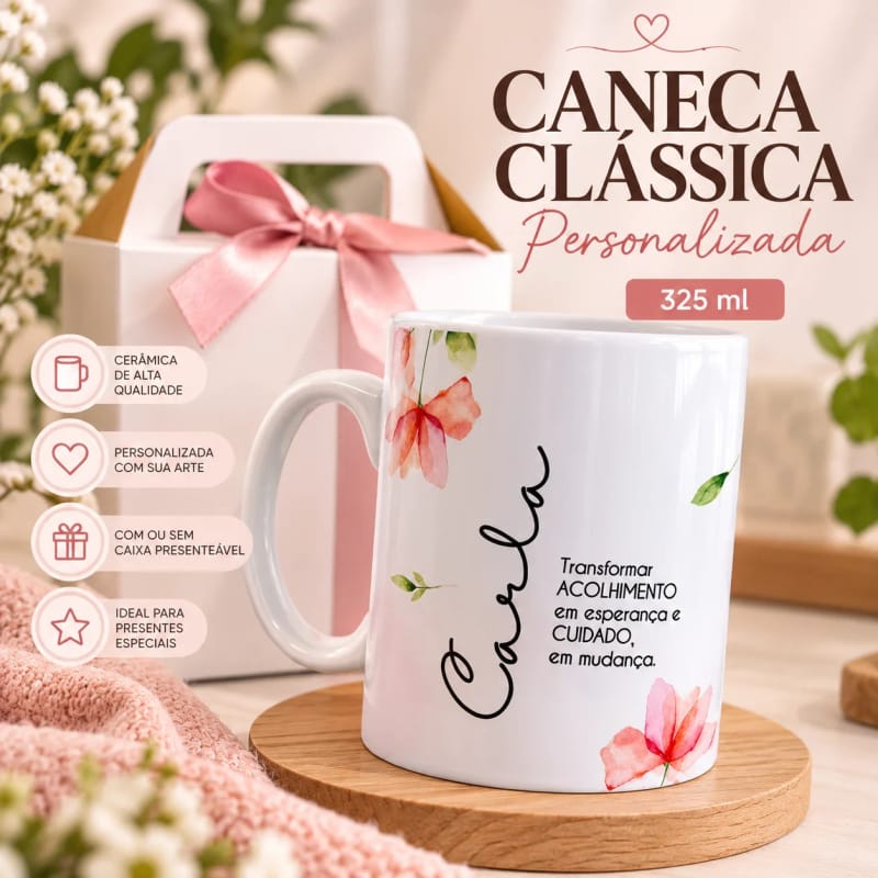 Caneca Clássica Personalizada 325 ml