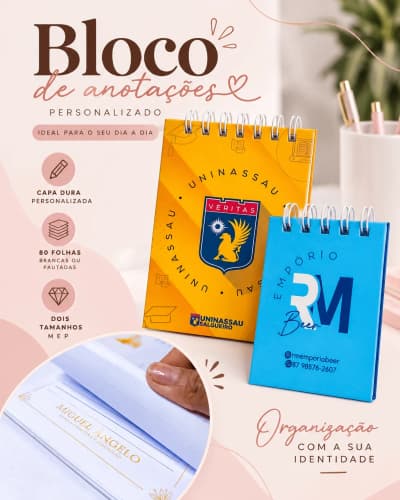 Bloco de Anotação Personalizado