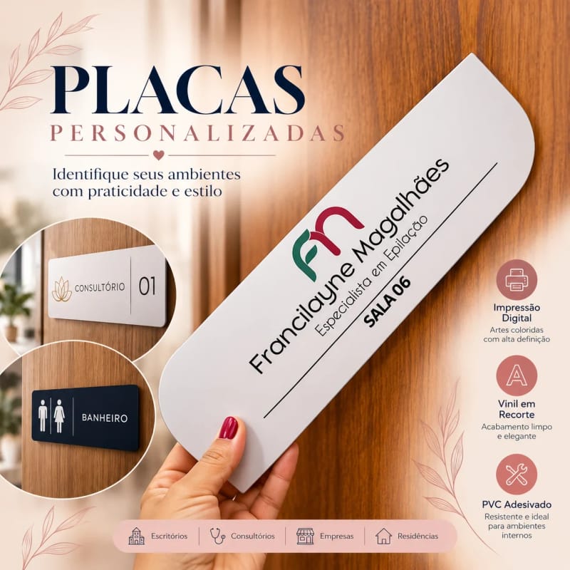 Placa de identificação